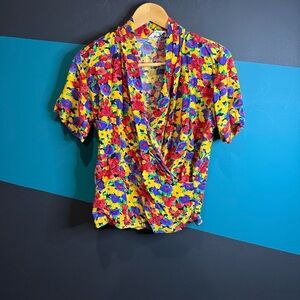 Ports International Floral Blouse